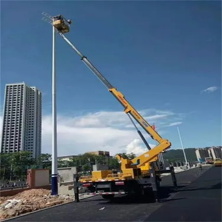 黎母山镇维修路灯的曲臂升降车出租